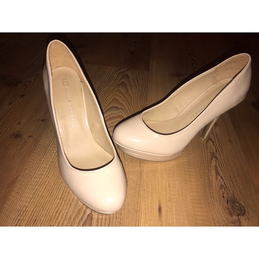 LAUREN CONRAD HIGH HEELS IN NUDE / PINK